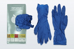 Смотровые латексные неопудренные перчатки повышенной прочности (ХайРиск) от Фабрики перчаток.